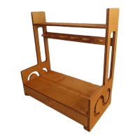 استند چوبی کشو دار مدل کافی بار